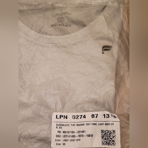 Fabletics Training Day Tank Mens XS - Picture 8 of 9